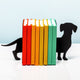 Serre-livres Balvi teckel – métal – noir