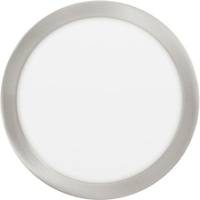 Lampe encastrable intelligente Eglo connect.z fueva-z - ø 21,6 cm - gris blanc - lumière blanche orientable - dimmable - zigbee