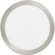 Lampe encastrable intelligente Eglo connect.z fueva-z - ø 21,6 cm - gris blanc - lumière blanche orientable - dimmable - zigbee