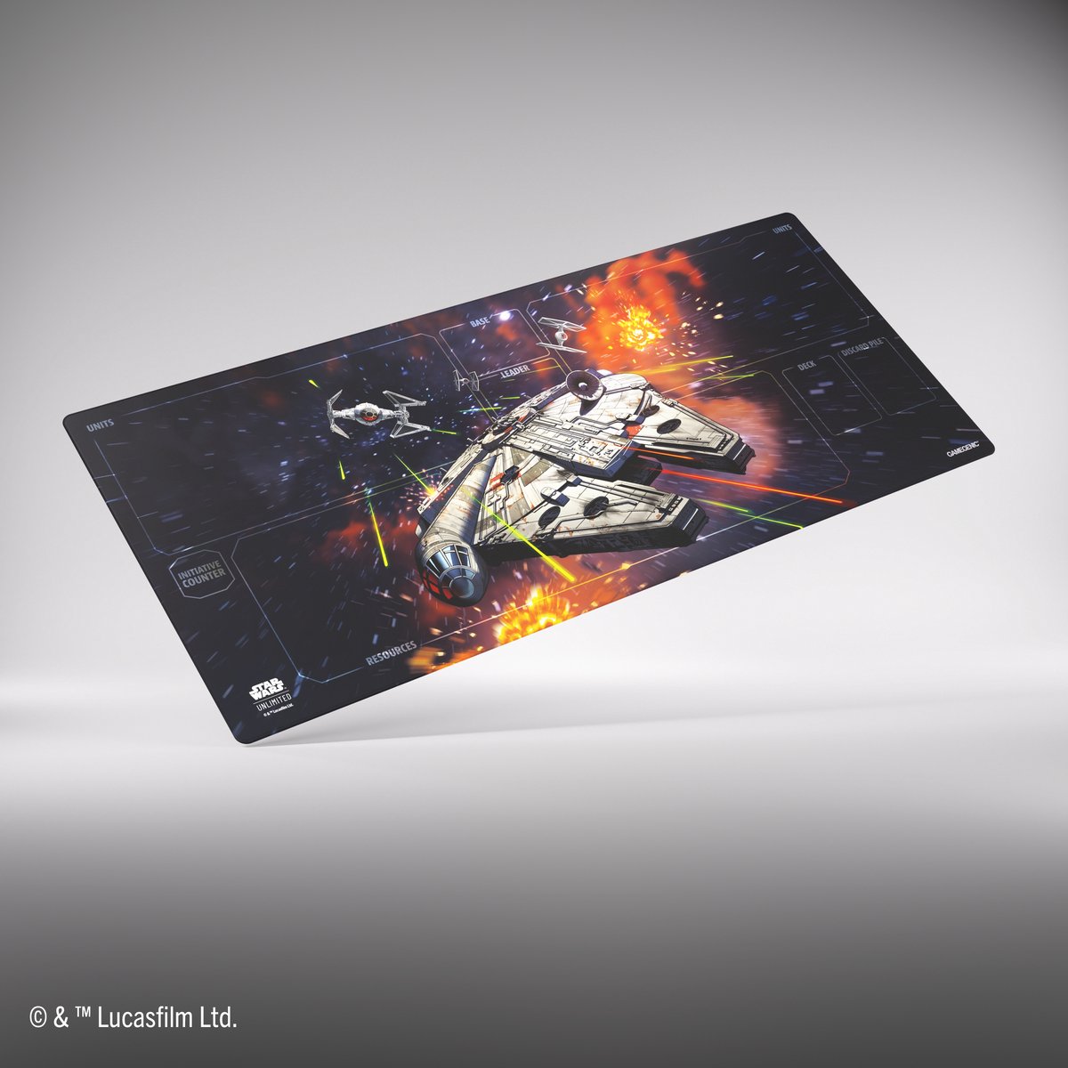 Gamegenic star wars tapis de jeu illimité xtra-wide millenium falcon - 800 x 350 mm - tapis de jeu pour star wars : illimité -