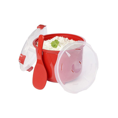 Cuiseur à riz micro-ondes Sistema micro-ondes - va au lave-vaisselle - rouge - 2,6l