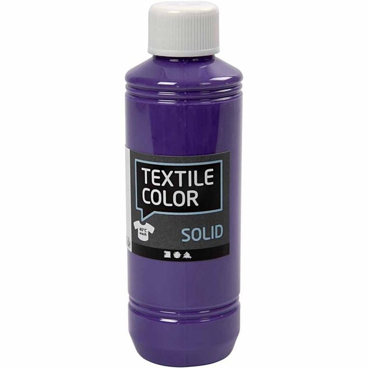 Creativ Company Couleur textile couvrant la peinture textile violet, 250 ml