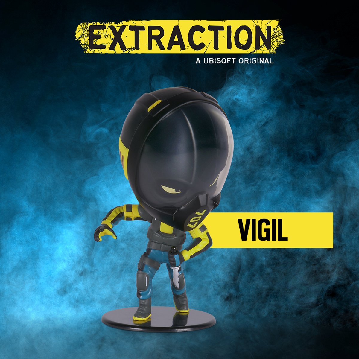 Figurine en vinyle chibi extraction Ubisoft six collection - veillée