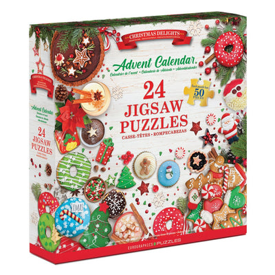 Eurographics - calendrier de l'avent, [calendrier de l'avent, délices de Noël] - 24×50 pièces 12,5×12,5 cm (l×h) - calendrier de l'avent