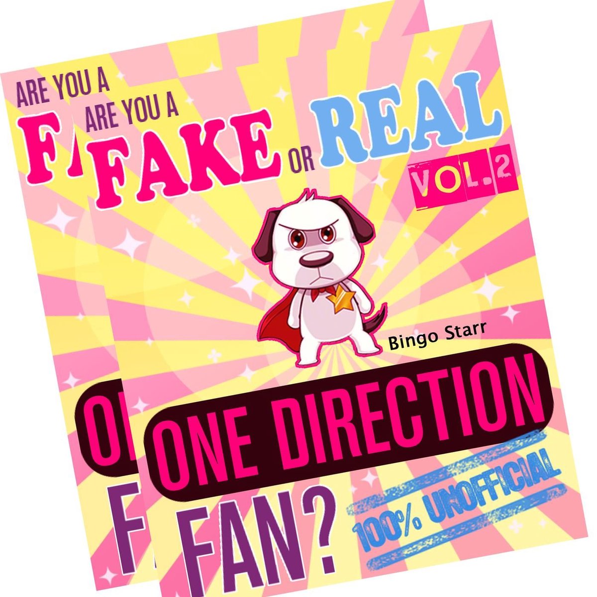 Êtes-vous un faux ou un vrai fan de One Direction ? version groupée - rouge et jaune - le jeu de quiz et de faits 100% non officiel