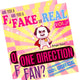 Êtes-vous un faux ou un vrai fan de One Direction ? version groupée - rouge et jaune - le jeu de quiz et de faits 100% non officiel