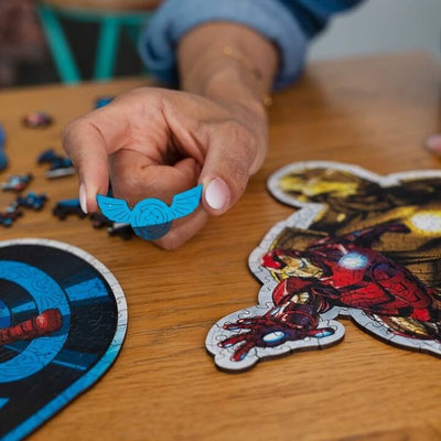 Trefl puzzle en bois Marvel Capitan America 160 pièces durable FSC.