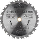 Wolfcraft - lame de scie circulaire 165 mm - 24 dents - alésage 20 15,87 mm - pour scie circulaire - 6344000