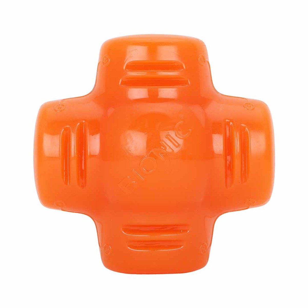Jouet d'alimentation bionique étoile de friandise 12x12x7cm orange