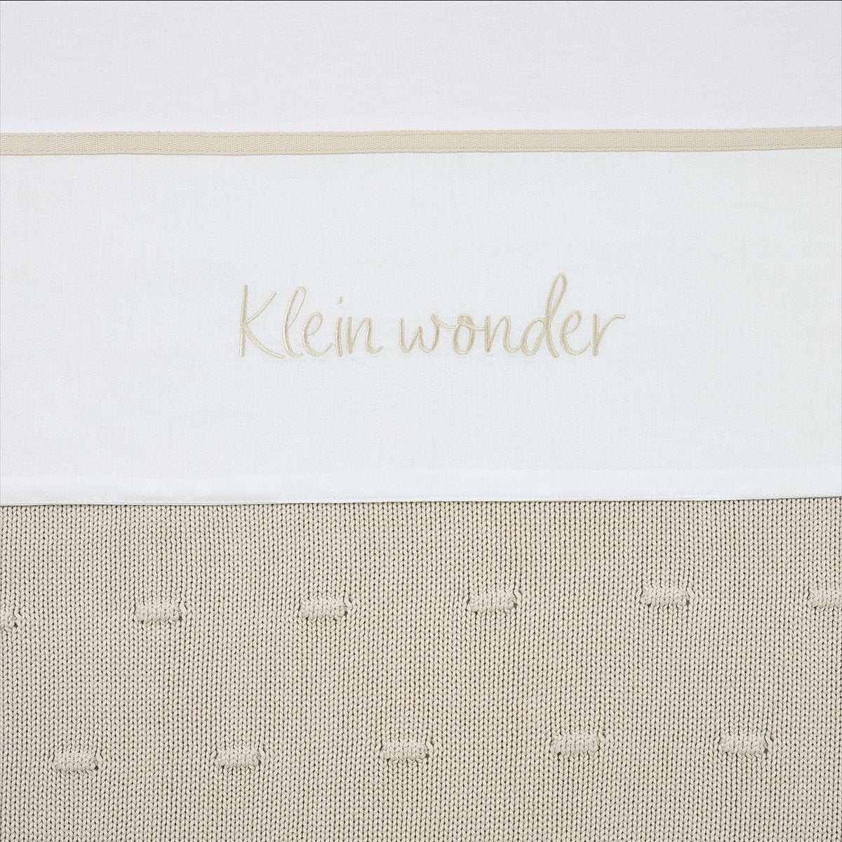 Drap de berceau Meyco baby small wonder - sable doux - 100x150cm - 0,3 tog
