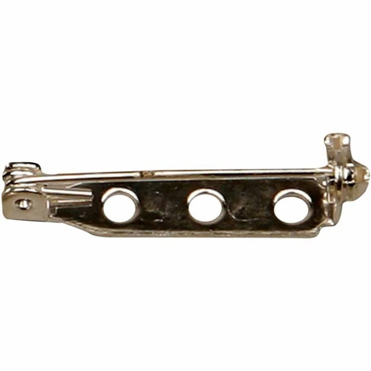 Creativ Company Broochpeld Silver-25 mm, 10e.