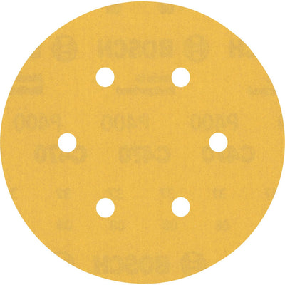 Papier abrasif Bosch 50x expert c470 avec 6 trous pour excentriques...