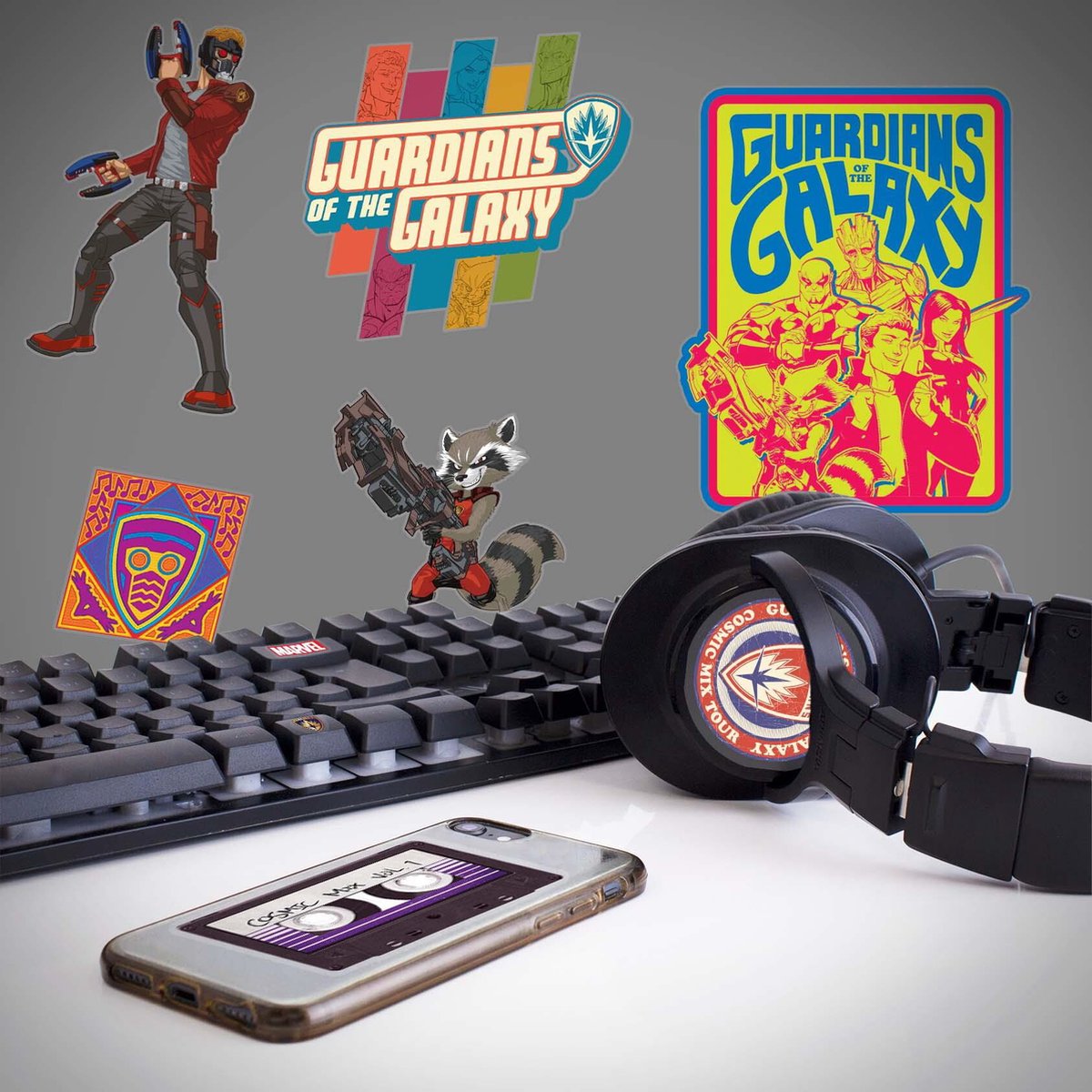 Paladone merveille : gardiens de la galaxie - décalcomanies gadget