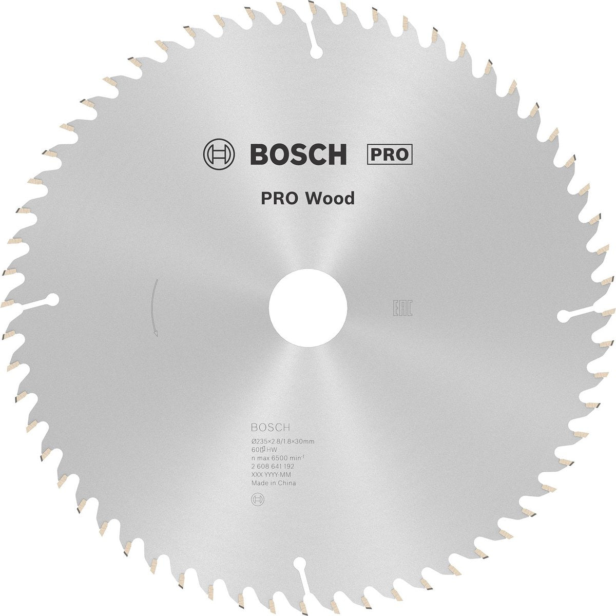 Bosch cirkzb opt 235x30 25x2,8 60t wz
