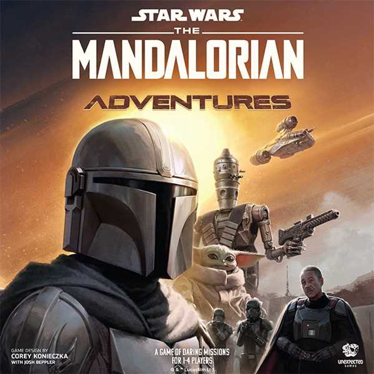 Jeux inattendus star wars les aventures mandaloriennes - jeu de société (eng)
