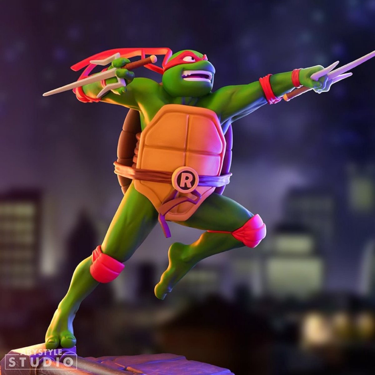 Teenage Mutant Ninja Turtles Raphael - Collection de super figurines SFC 96 figurines à collectionner standard
