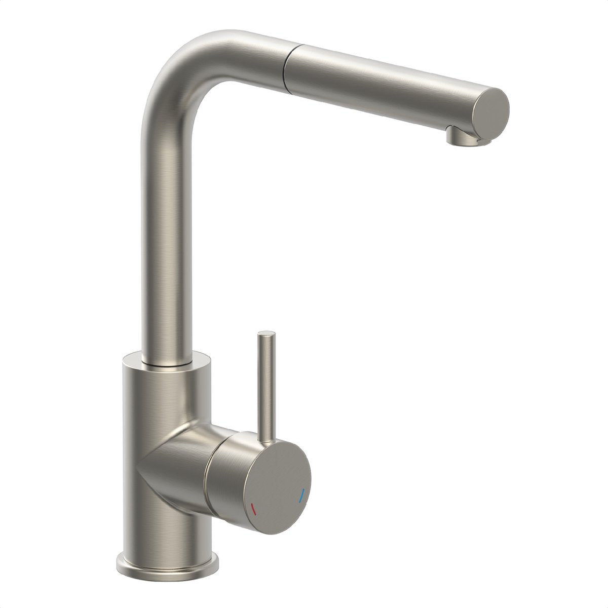 Robinet de cuisine design Schütte vital - avec capteur - bec extractible - aspect acier inoxydable
