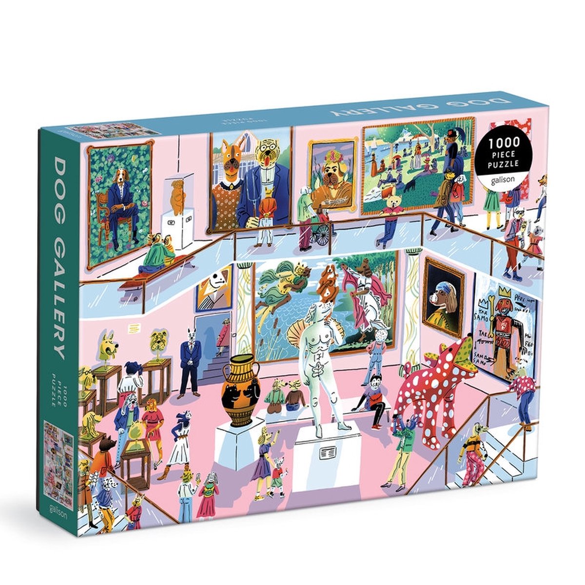 Puzzle 1000 pièces Galerie de chiens