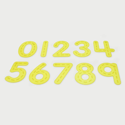 Chiffres en silicone Tickit® - jaune