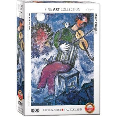 Eurographics - le violoniste bleu [le violoniste bleu] - marc chagall - 1000 pièces 48×68cm (l×h) - puzzle d'art