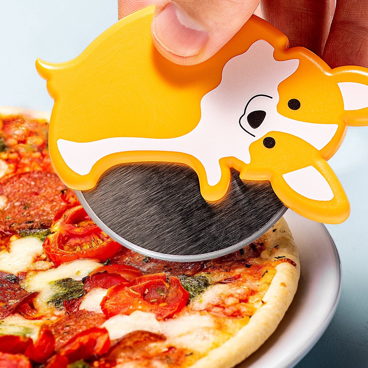 Coupe-pizza Kikkerland Corgi de