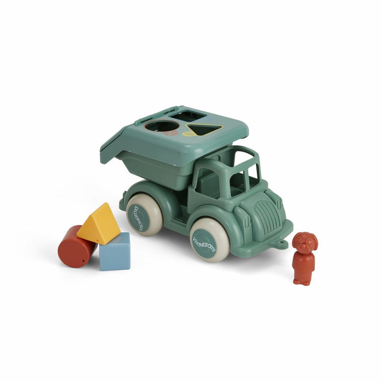 Jouets Viking - re:line - ensemble de jeu de trieur de formes de camion à ordures