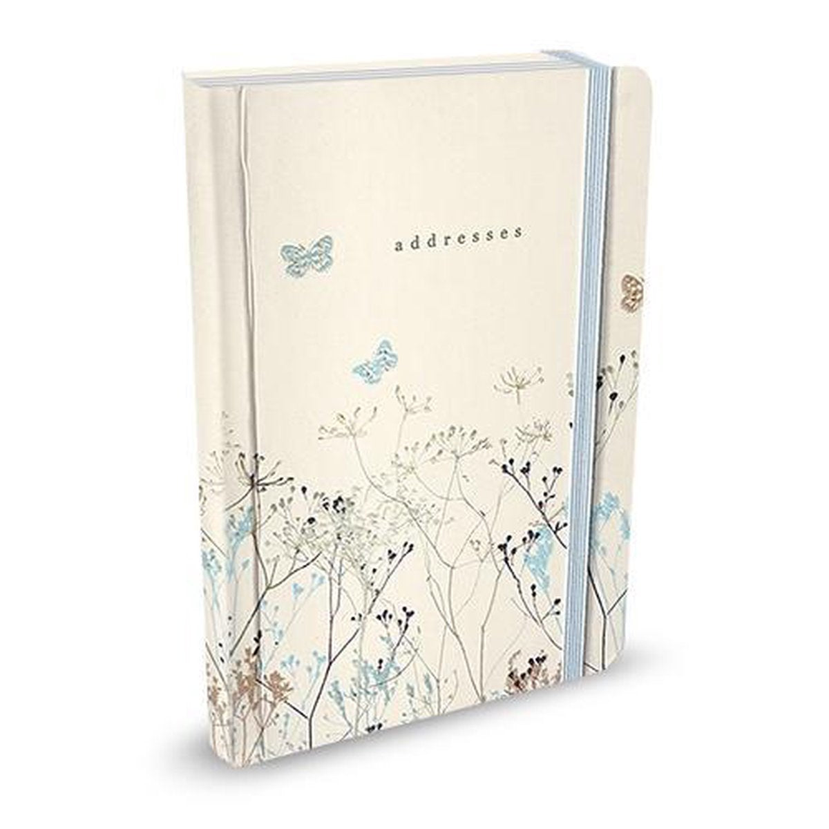 Carnet d'adresses Peter Pauper - papillons - avec fermeture élastique - 11x15 cm