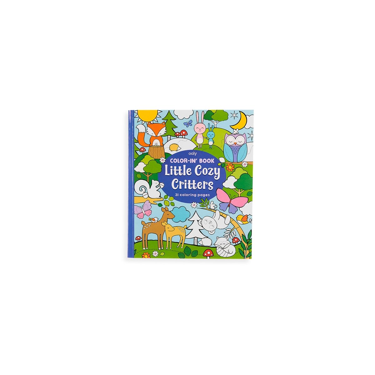 Ooly - livre de coloriage - petites créatures douillettes