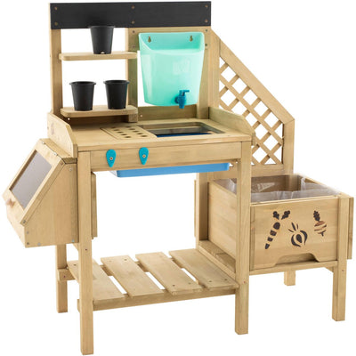 Tp toys table d'empotage de luxe pour enfants - jardinage, boîte d'élevage serre froide