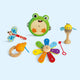 Hape nature band kit rythmique - ensemble d'instruments de percussion nature pour enfants à partir de 2 ans - 6 pièces