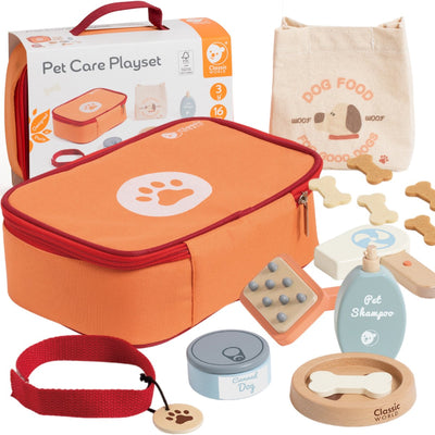 Les animaux en bois du monde classiques du monde fournissent un jeu dans le sac, 16DLG.