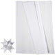Bandes de tressage Creativ company, l: 45 cm, l: 15 mm, d 6,5 cm, blanc, 500 bandes 1 boîte