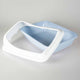 Toilette pour chat Duvo + birba avec bord azzurro m - 46x35x20cm