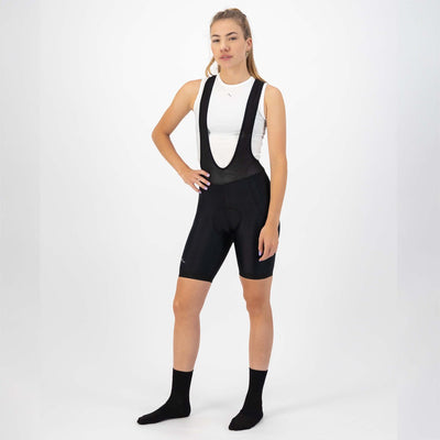 Rogelli core pantalon de cyclisme court femme - bretelles - noir - s