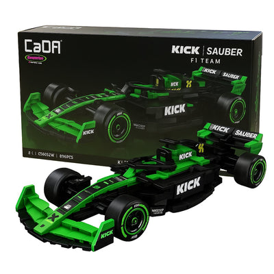 Jouets de construction Jamara - 402861 - briques cada - kick sauber f1® team c44 - jeu de blocs de construction de voiture de formule 1 - 1:24
