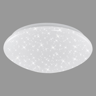 Briloner vipe - plafonnier LED - plafonnier effet ciel étoilé - lampe chambre d'enfant - 4 000 k - 1 200 lm - 12w - ø28 cm - blanc