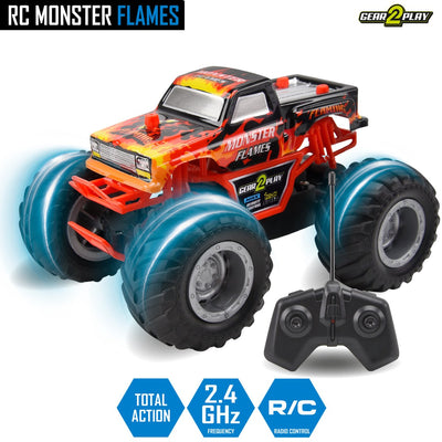 Gear2Play RC Stereable Auto Monster Flames