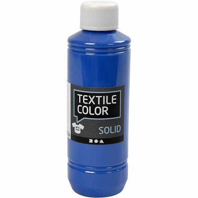 Creativ Company Couleur textile couvrant la peinture textile bleu brillant, 250 ml