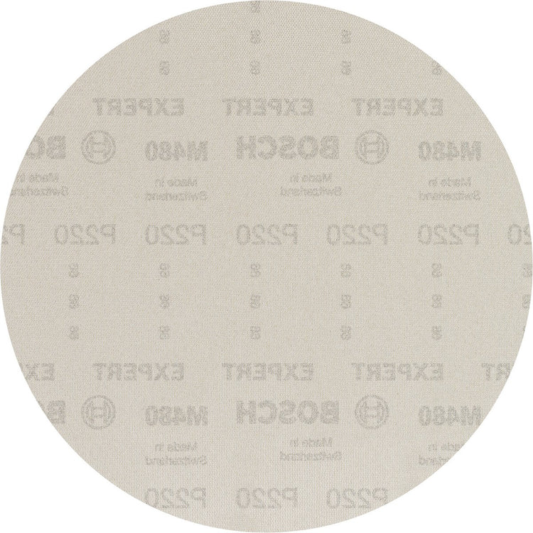 Bosch expert série m480 - maille de ponçage - 225 mm - k220 - extraction de poussière innovante