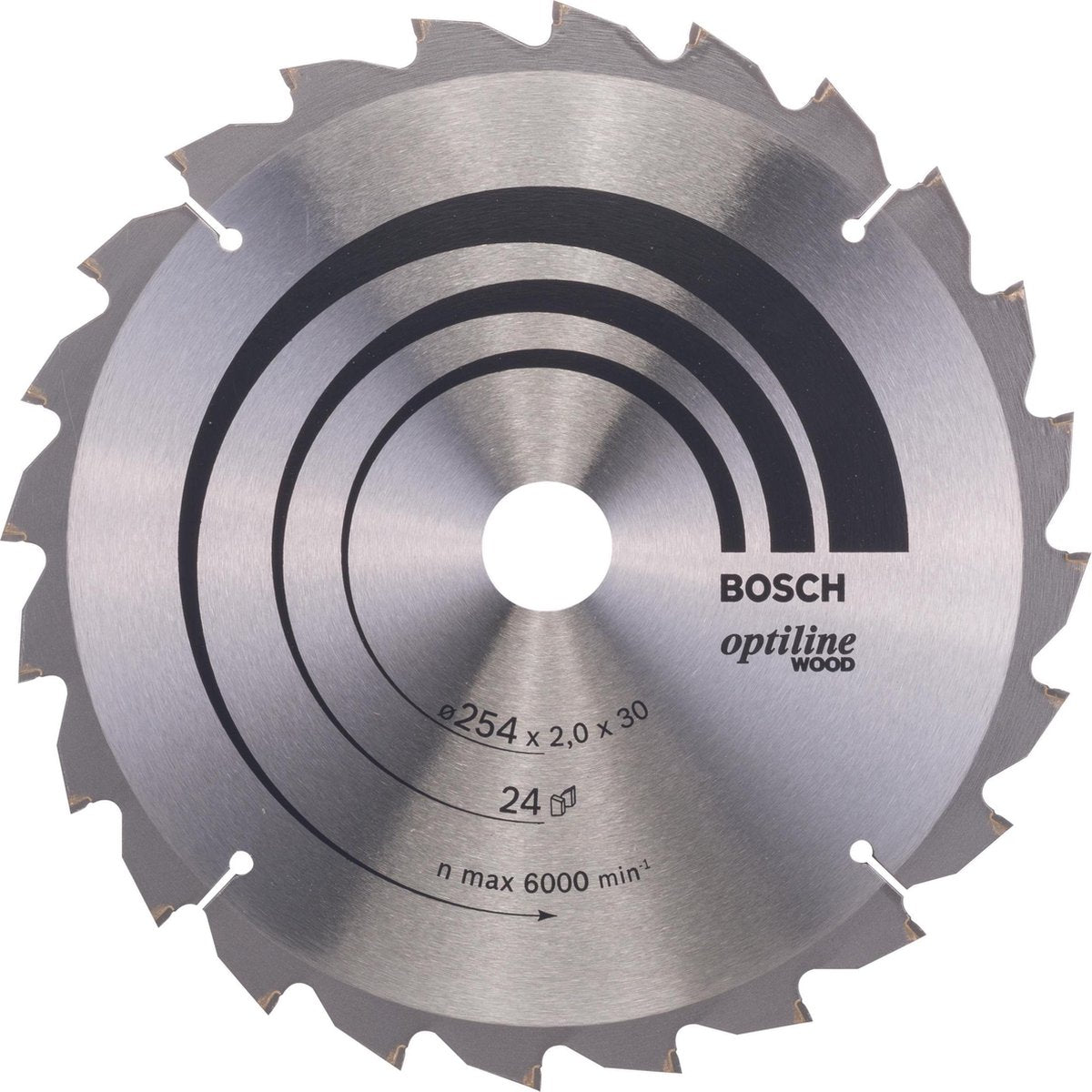 Lame de scie circulaire à bois Bosch Pro, 254 x 2 x 30 mm