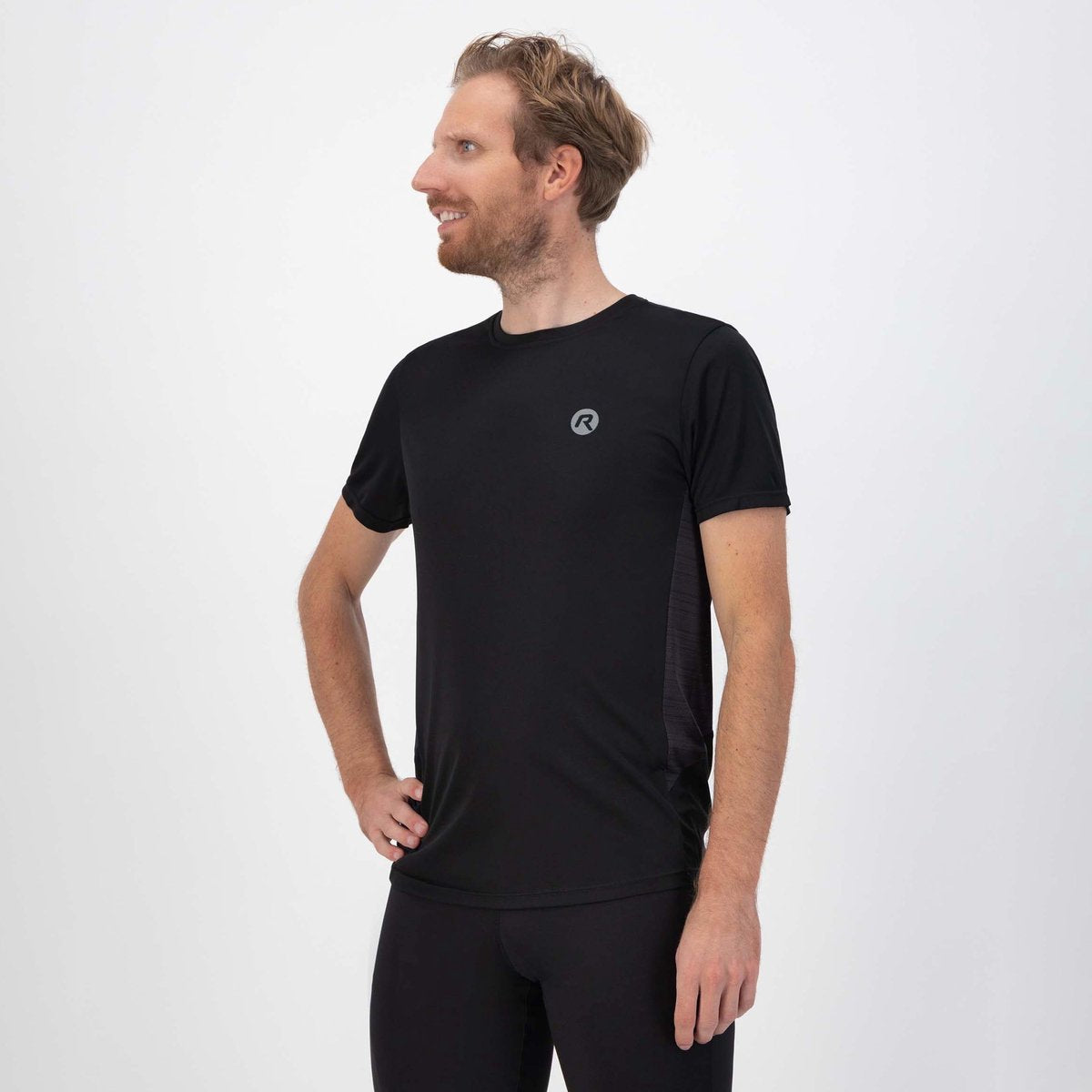Rogelli core chemise de course homme - manches courtes - noir - m