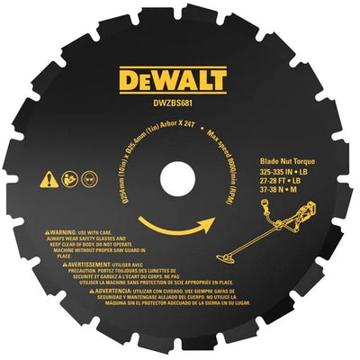 Dewalt dt20696-qz - tarcza tnąca - 24 zębów - 254 mm - acier