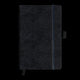 Carnet classique Herlitz my.book - a5 - ligne - 96 feuilles - noir