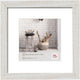Walther home - cadre en bois - format photo 30x30 cm - blanc polaire