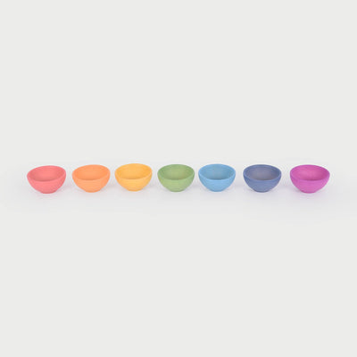 Bols en bois arc-en-ciel Tickit ®