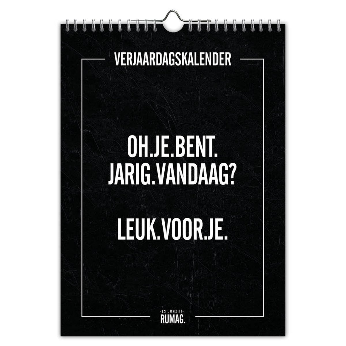 Calendrier d'anniversaire Rumag - 18x25 cm
