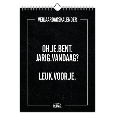 Calendrier d'anniversaire Rumag - 18x25 cm