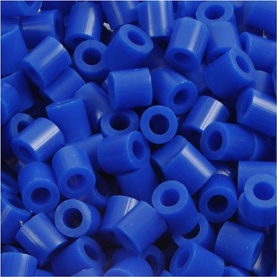 Perles à repasser Nabbi, dim. 5x5 mm, diamètre intérieur 2,5 mm, moyen, bleu foncé (32232), 6000 pièces 1 boîte