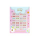 Oh flossy accessoires boucles d'oreilles à coller pour enfants et fêtes