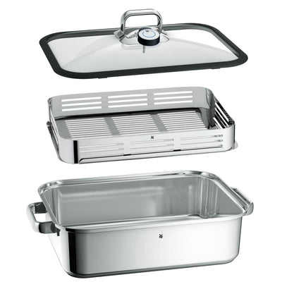 WMF vitalis - poêle à vapeur - 6,5 litres - acier inoxydable - induction - avec couvercle - multifonctionnelle